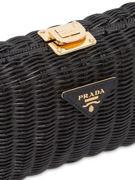 prada evening clutch|prada wicker clutch.